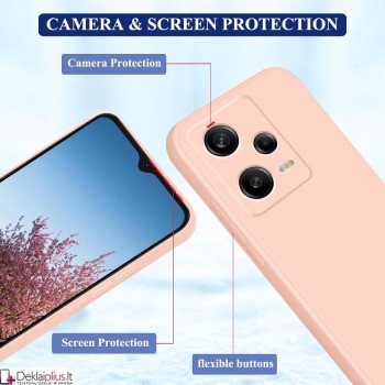 Liquid Air silikoninis rausvas dėklas - su kameros apsauga (Xiaomi Redmi Note 12 Pro Plus) Liquid Air silikoninis rausvas dėklas - su kameros apsauga (Xiaomi Redmi Note 12 Pro Plus)